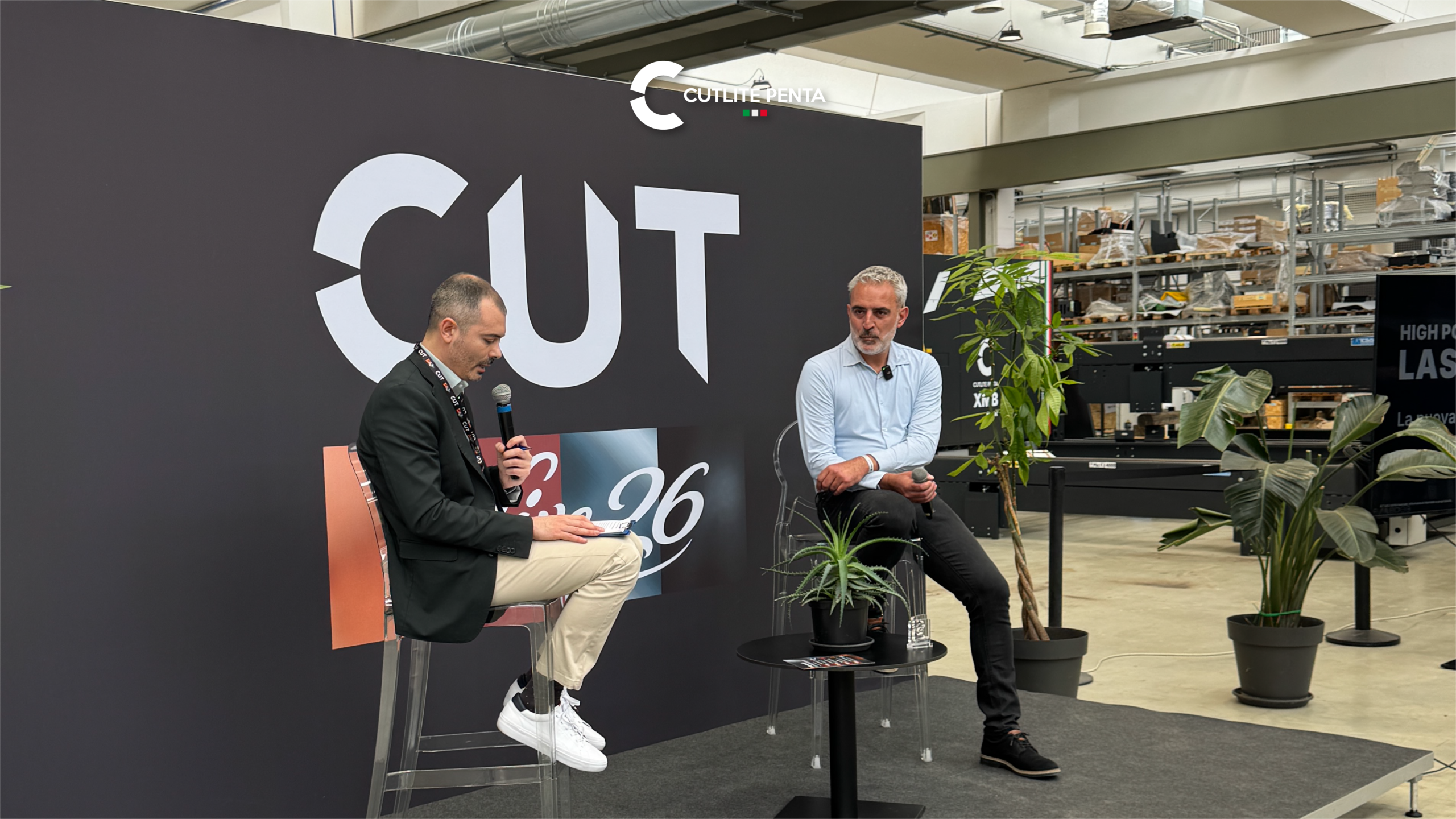 Marco Colombo, Technical Customer Care di Cutlite Penta, durante il suo intervento a CUTLIVE26