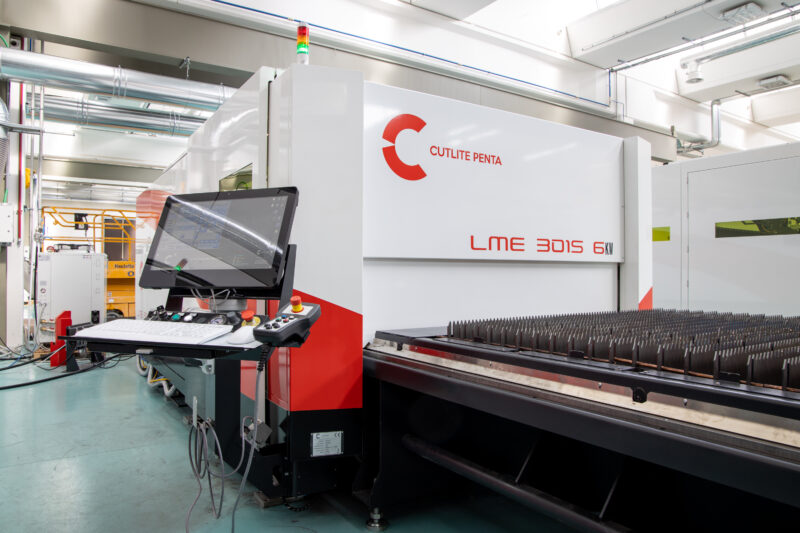Cutlite Penta Lasermaschine mit Linearmotoren zum Blechschneiden in der Industrie