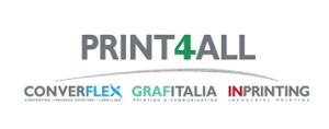 Logo de la feria Print4All Converflex 2018 en Milan