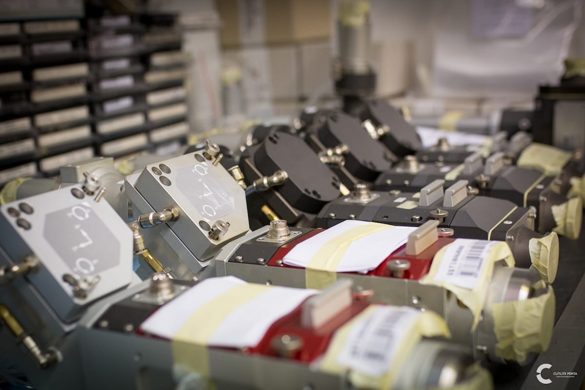 Laser cutting and scanning heads assembled in the Cutlite Penta Heads Department