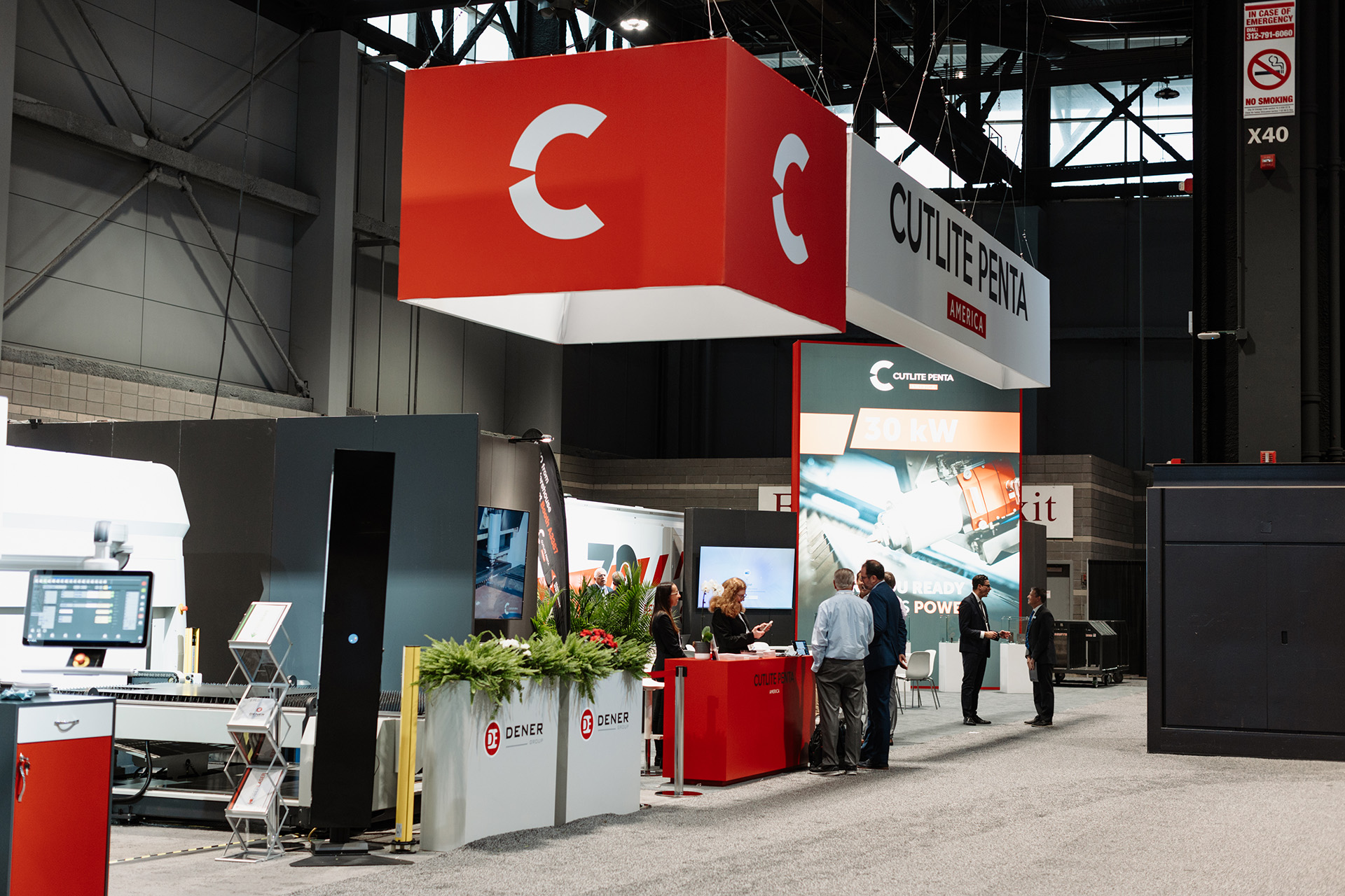La 30 kW Bevel de Cutlite Penta a FABTECH 2023, a Chicago