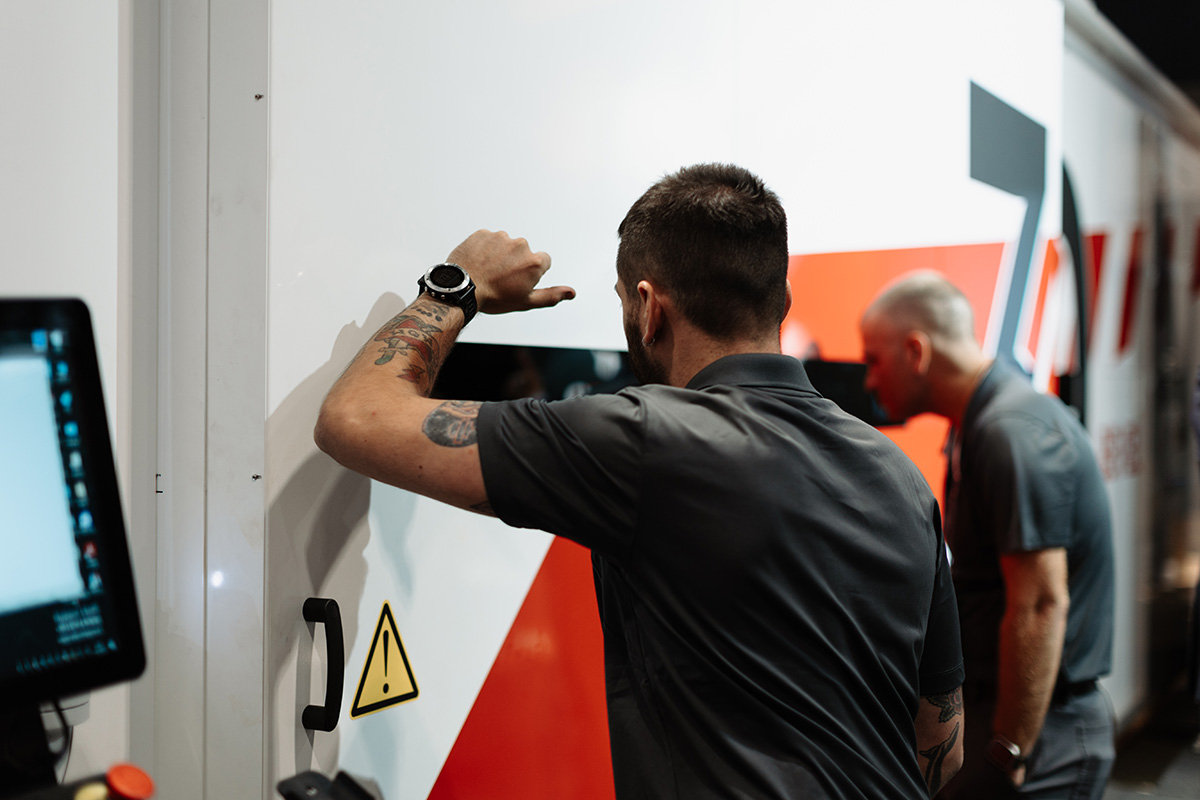 Cutlite Penta Stand auf der FABTECH 2023, in Chicago (4)