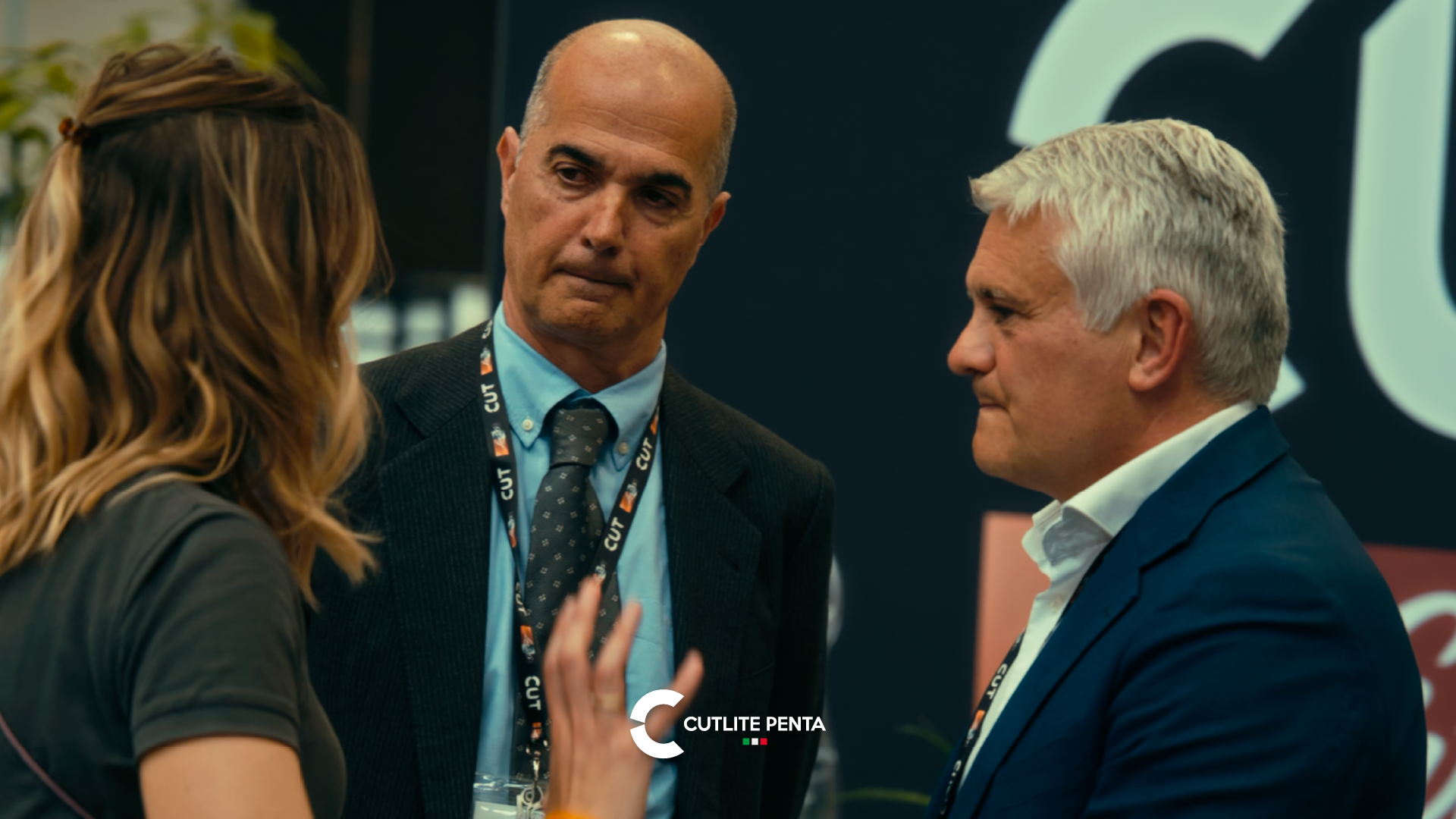 Consulenti di Studio Associato in conversazione con lo staff Cutlite Penta durante CUTLIVE26